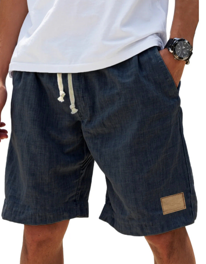 Men's Linen Drawstring Shorts
