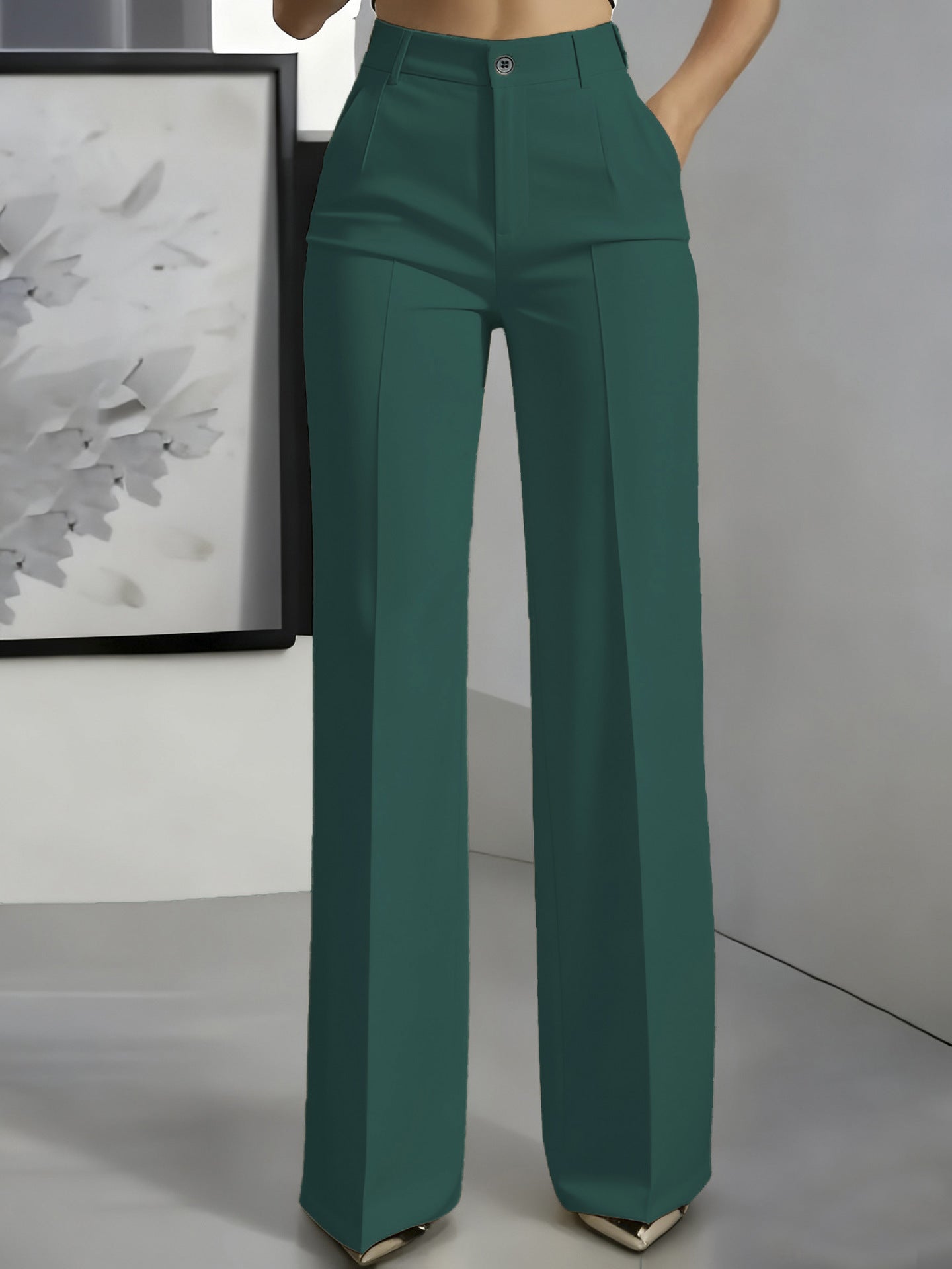 Women’s High Waist Wide Leg Trousers