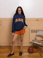 Women's Oversized Graphic Crewneck Sweater