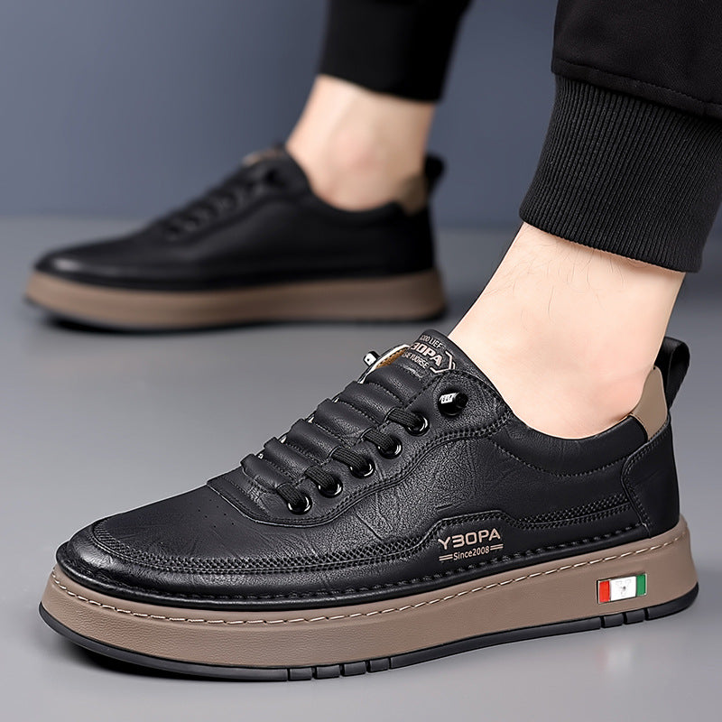 Men's Leather Comfort Sneakers