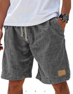 Men's Linen Drawstring Shorts