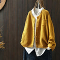 Women’s Relaxed Button-Front Knit Cardigan