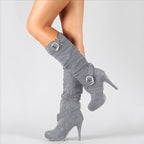 Women’s Slouchy Knee-High Stiletto Boots