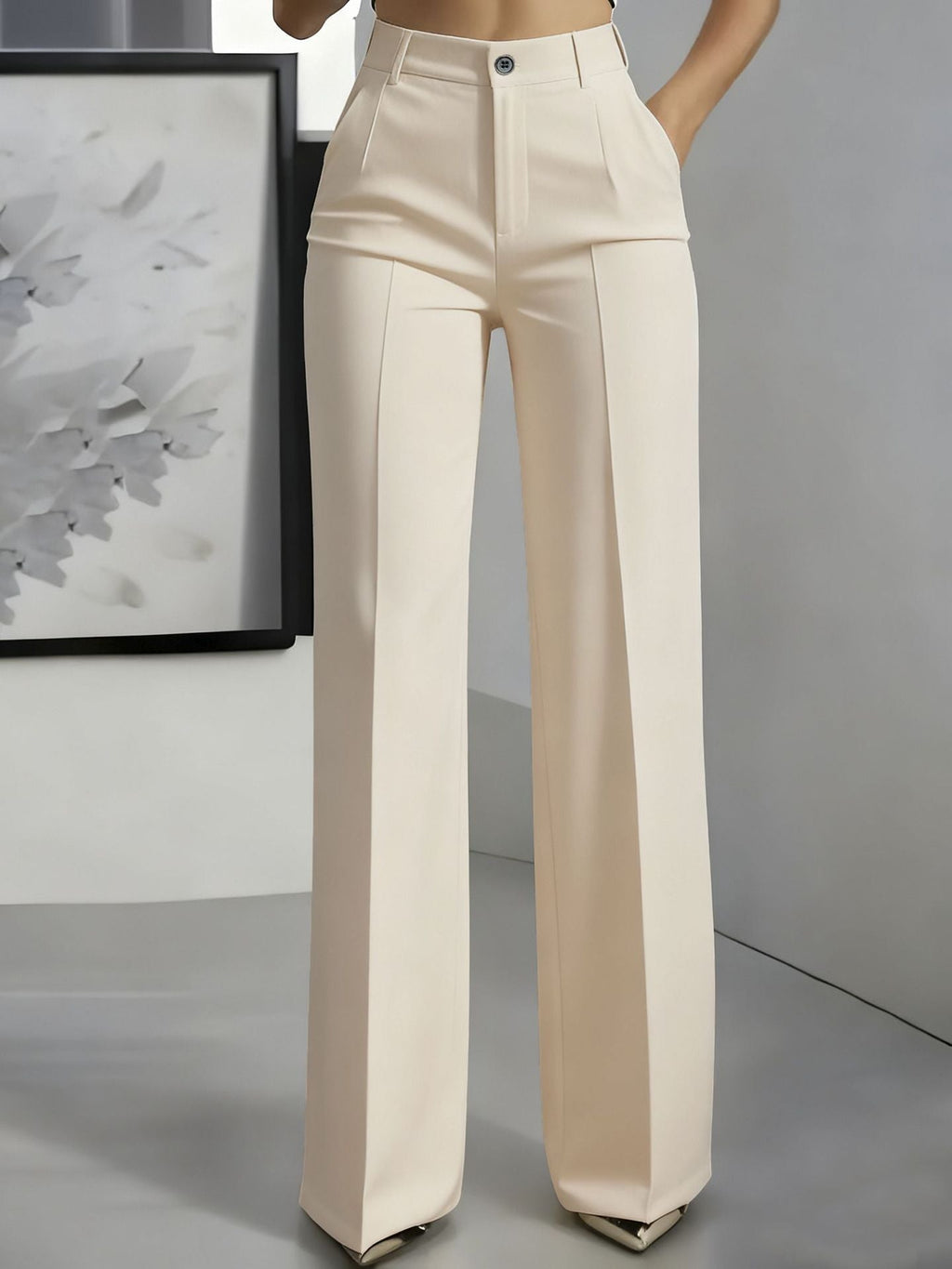 Women’s High Waist Wide Leg Trousers