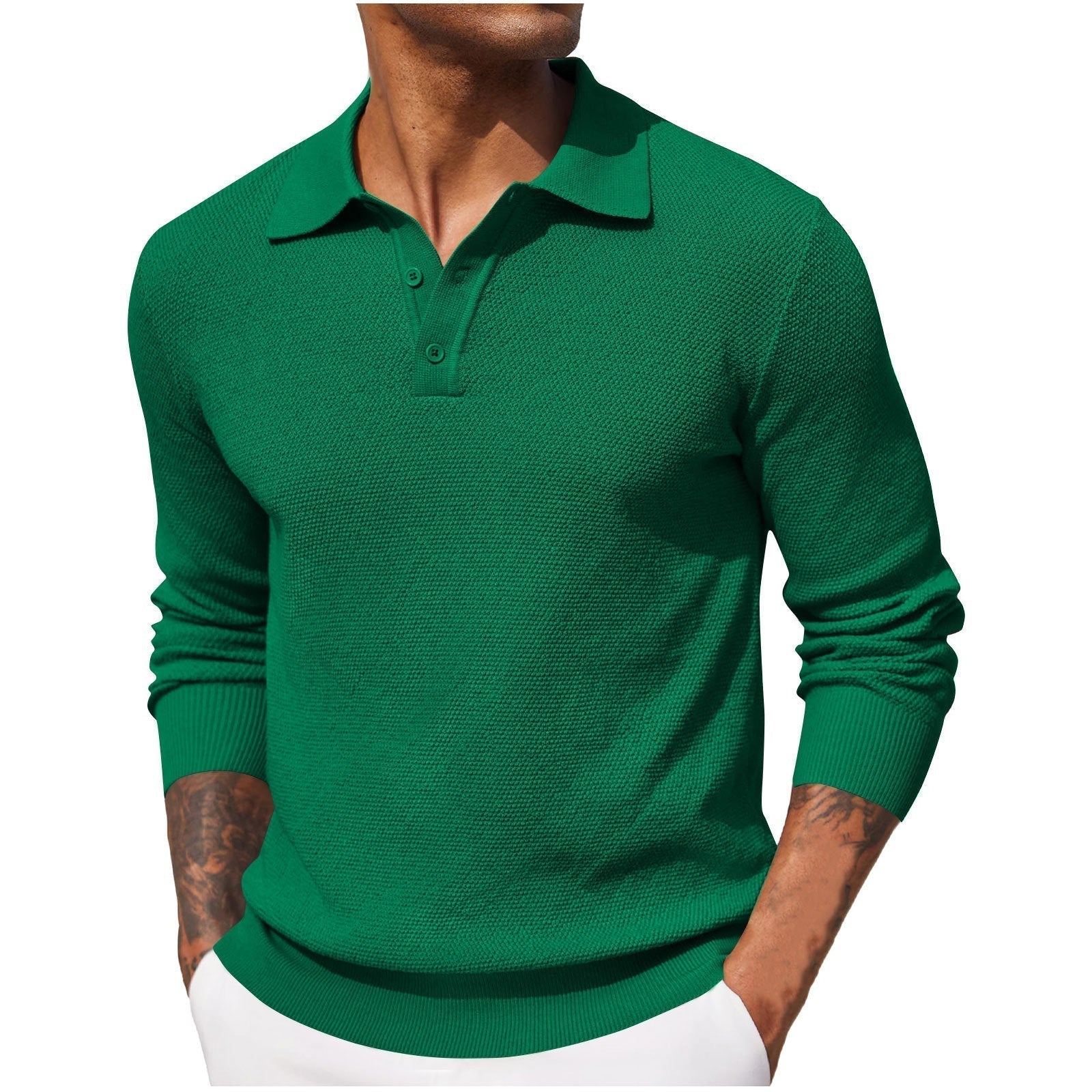 Men’s Knit Polo Shirt