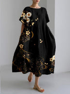 Women’s Floral Oversized Midi Dress