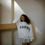 Women's Oversized Graphic Crewneck Sweater