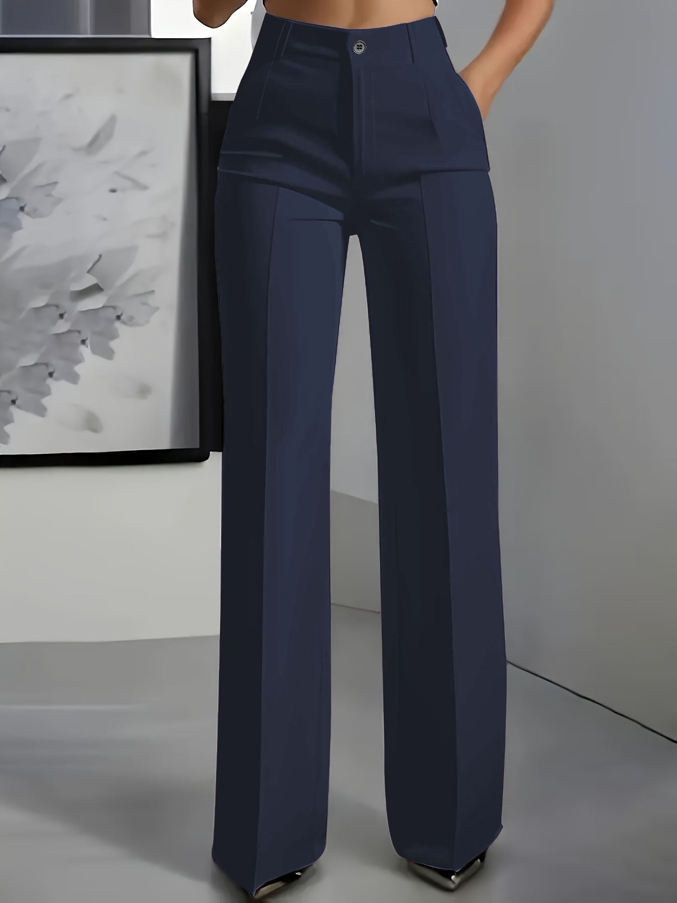 Women’s High Waist Wide Leg Trousers