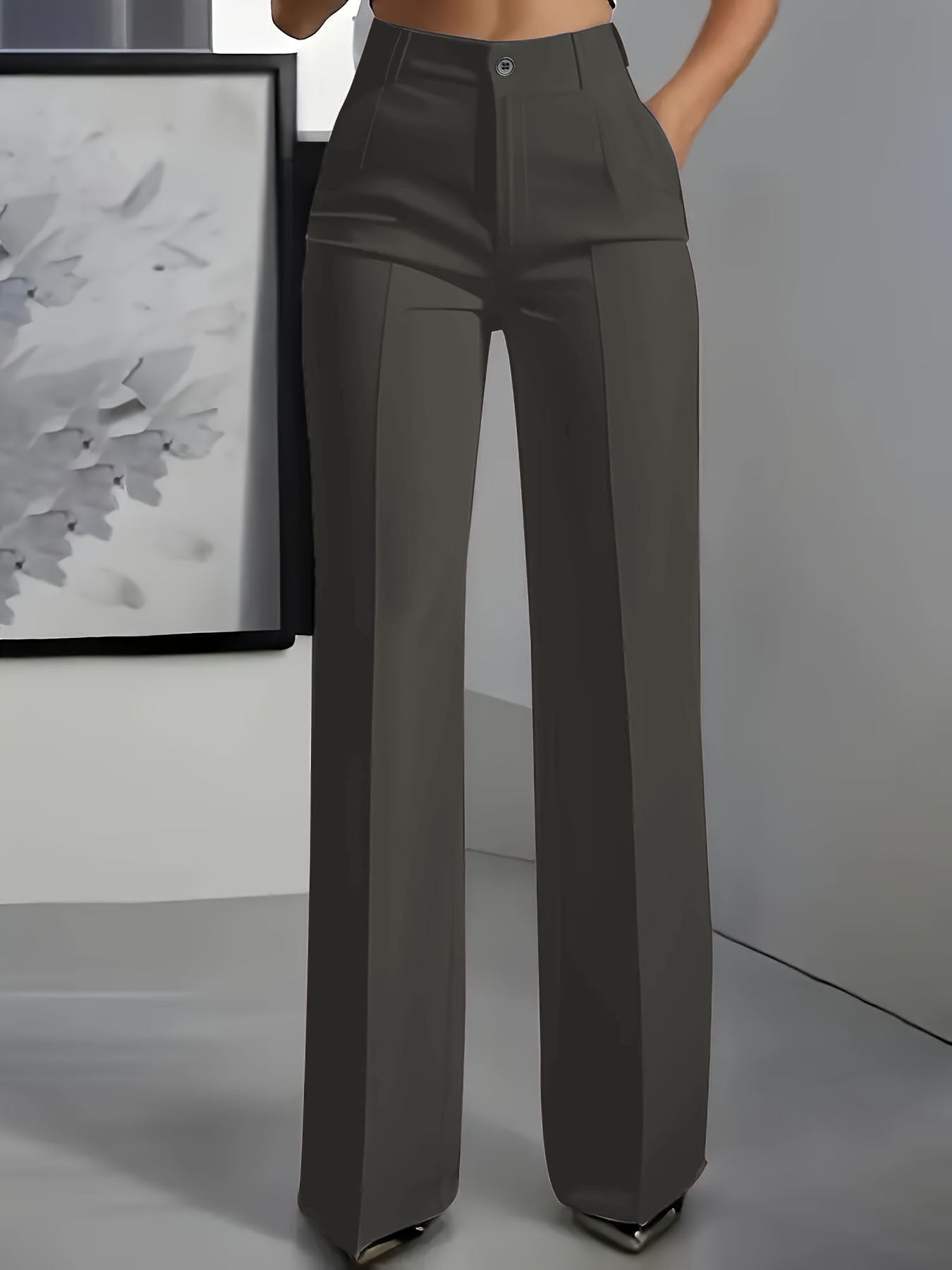 Women’s High Waist Wide Leg Trousers