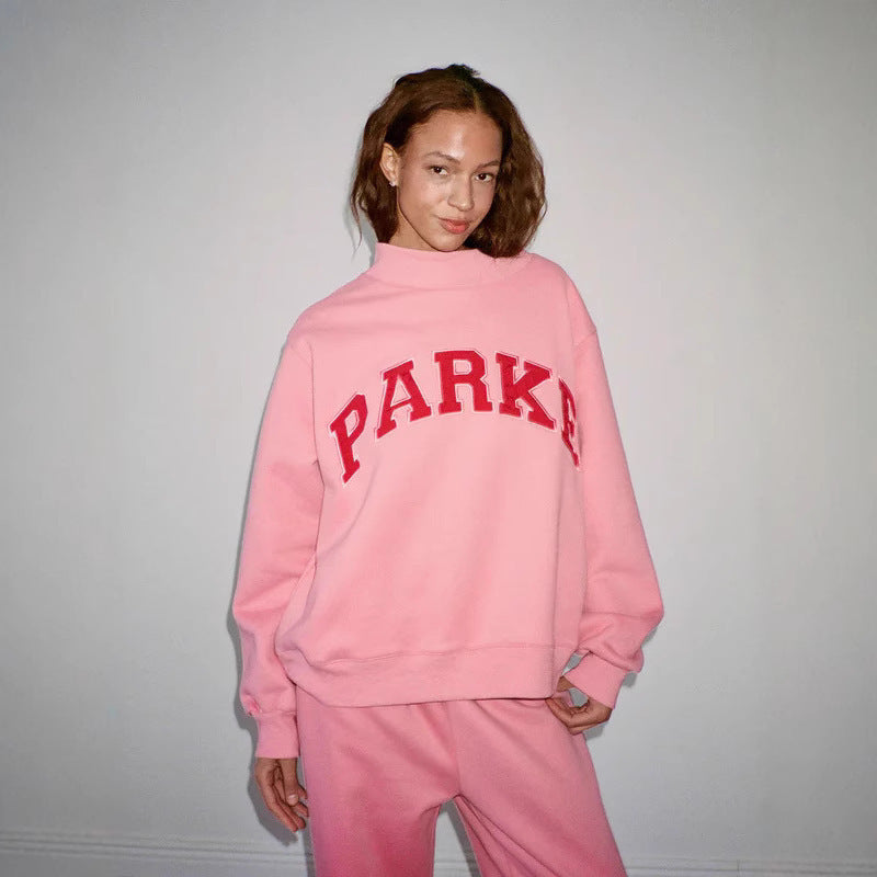 Women's Oversized Graphic Crewneck Sweater
