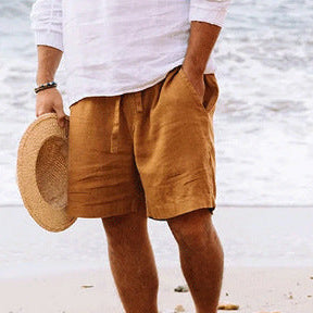 Men's Casual Linen Shorts