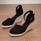 Women’s Closed-Toe Espadrille Wedge Sandals