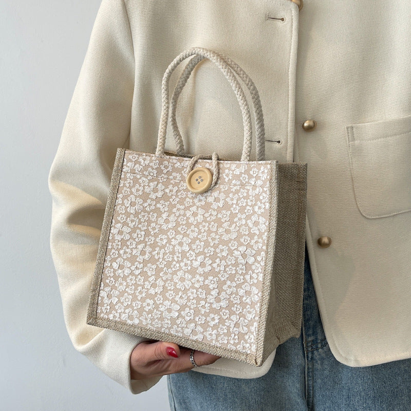 Women’s Floral Print Tote Handbag