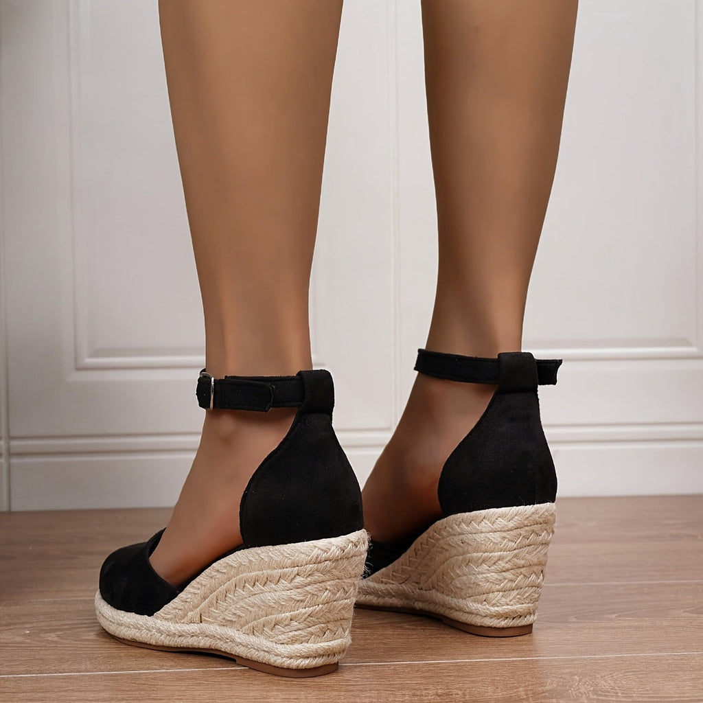 Women’s Closed-Toe Espadrille Wedge Sandals