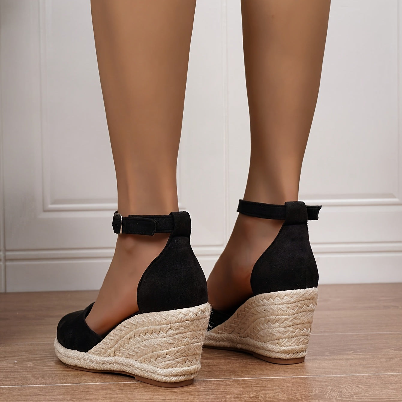 Women’s Closed-Toe Espadrille Wedge Sandals