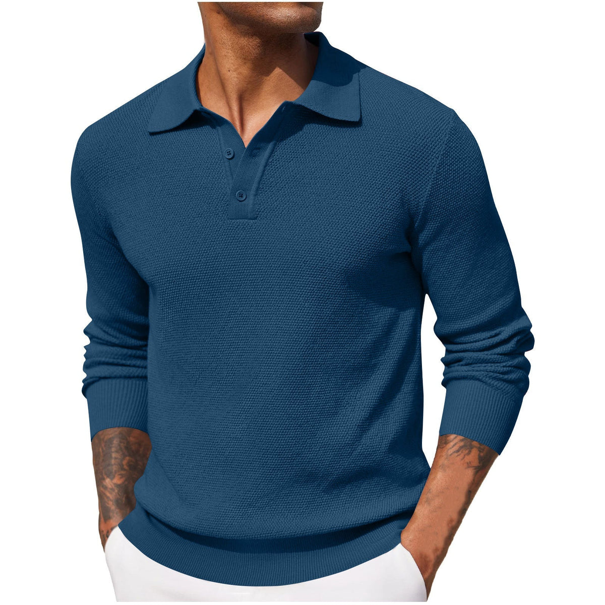 Men’s Long Sleeve Polo Shirt