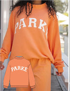 Women's Oversized Graphic Crewneck Sweater