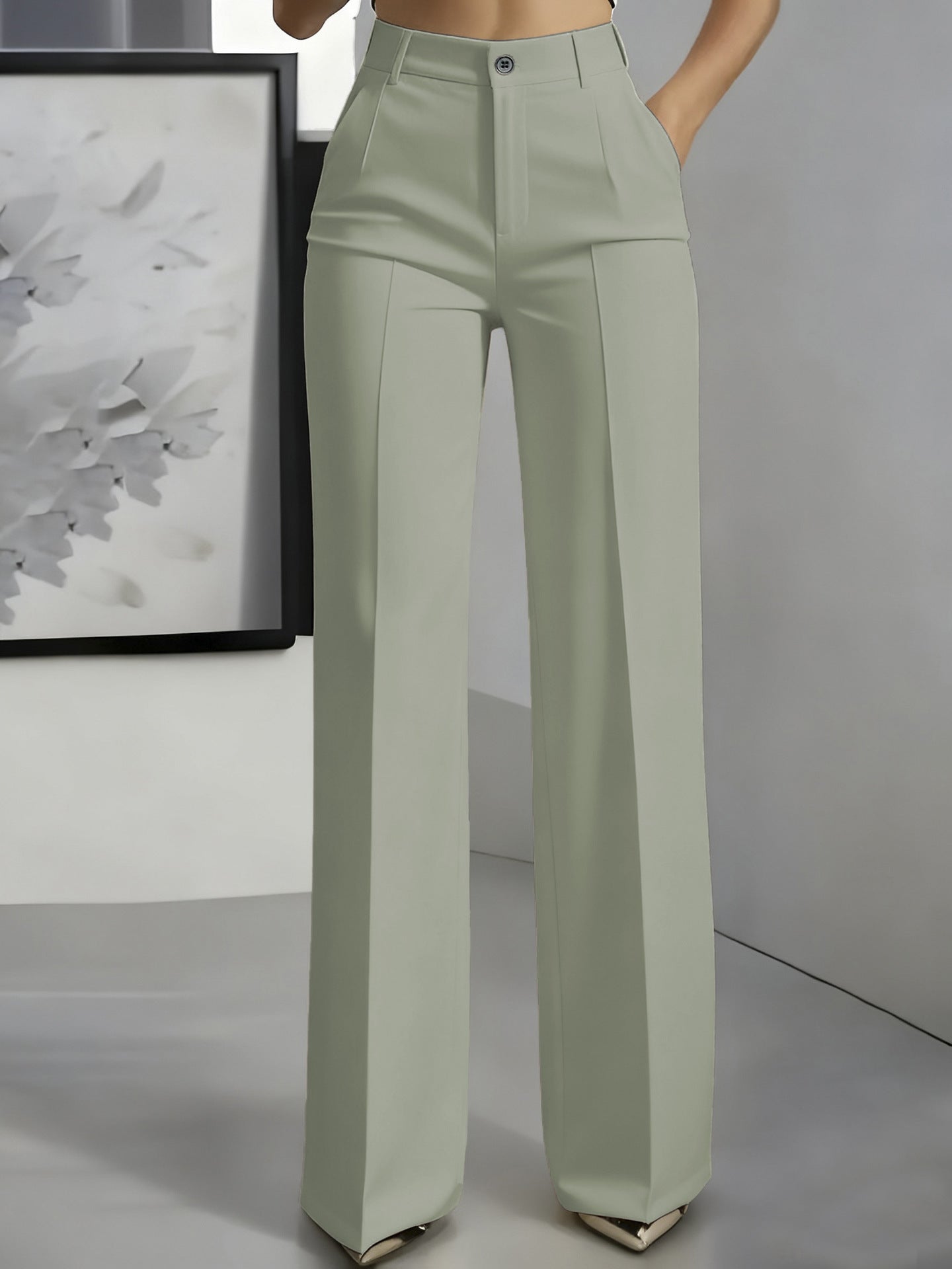 Women’s High Waist Wide Leg Trousers