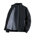 Men’s Lined Diamond-Quilted Winter Jacket