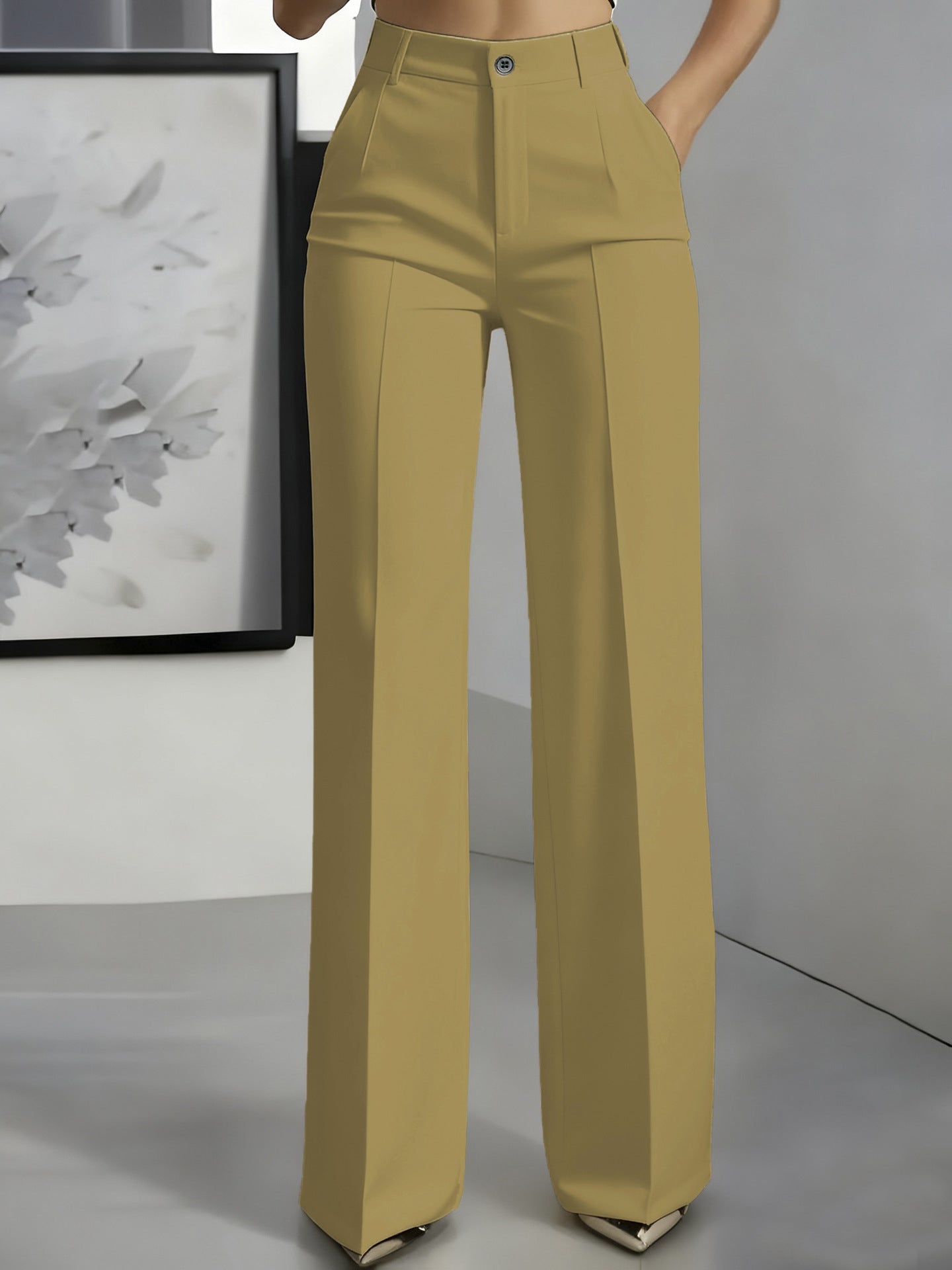 Women’s High Waist Wide Leg Trousers