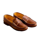 Women's Leather Slip On Loafers