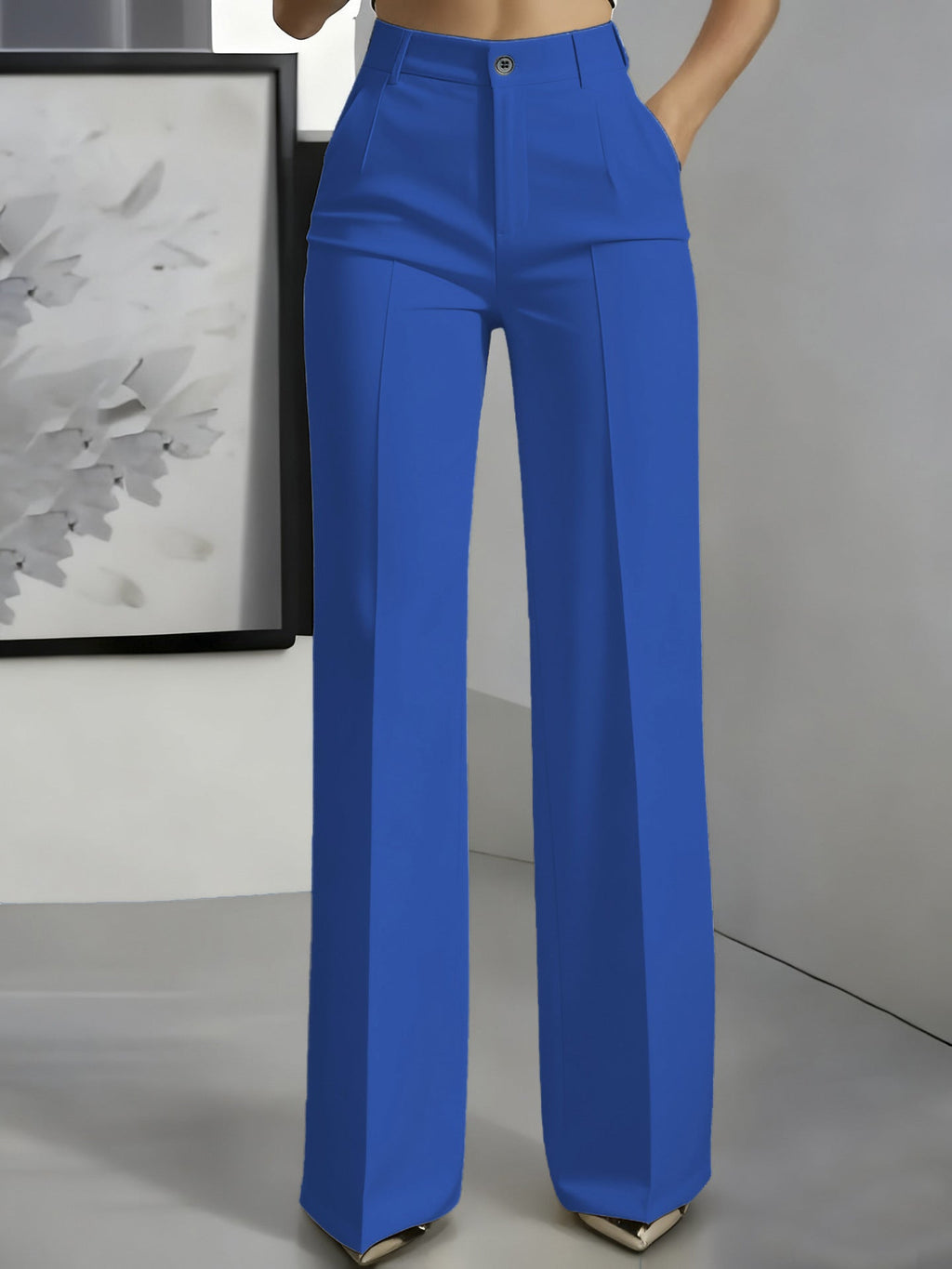 Women’s High Waist Wide Leg Trousers
