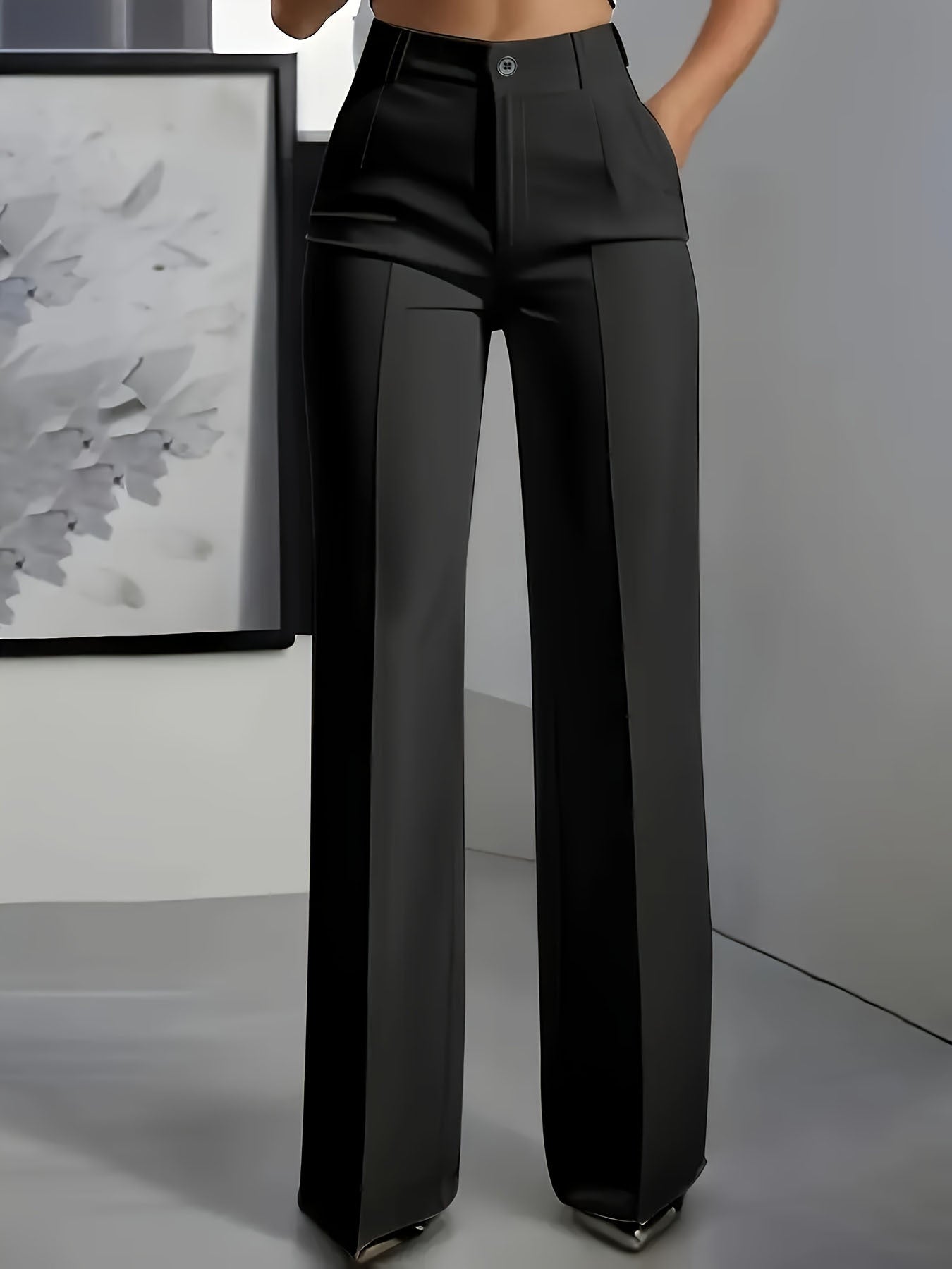 Women’s High Waist Wide Leg Trousers