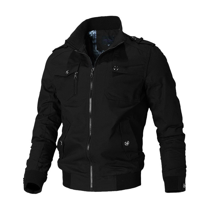 Men’s Multi-Pocket Zip-Up Jacket