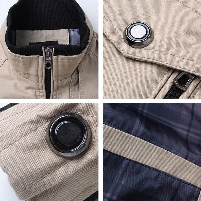 Men’s Multi-Pocket Zip-Up Jacket