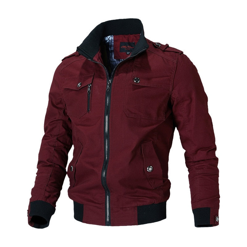Men’s Multi-Pocket Zip-Up Jacket