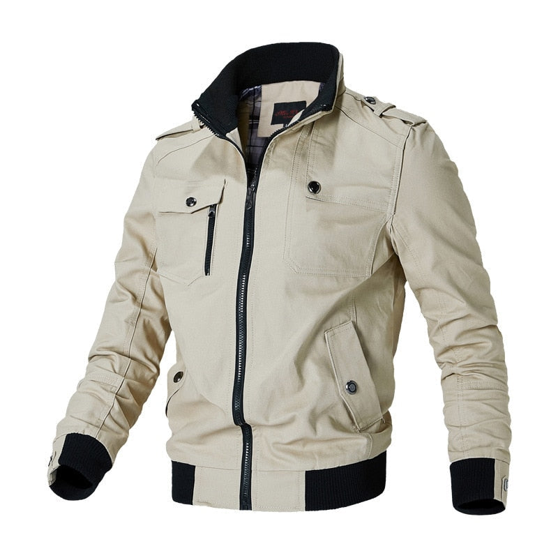 Men’s Multi-Pocket Zip-Up Jacket