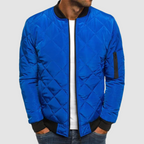 Men’s Diamond-Quilted Bomber Jacket