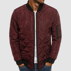 Men’s Diamond-Quilted Bomber Jacket