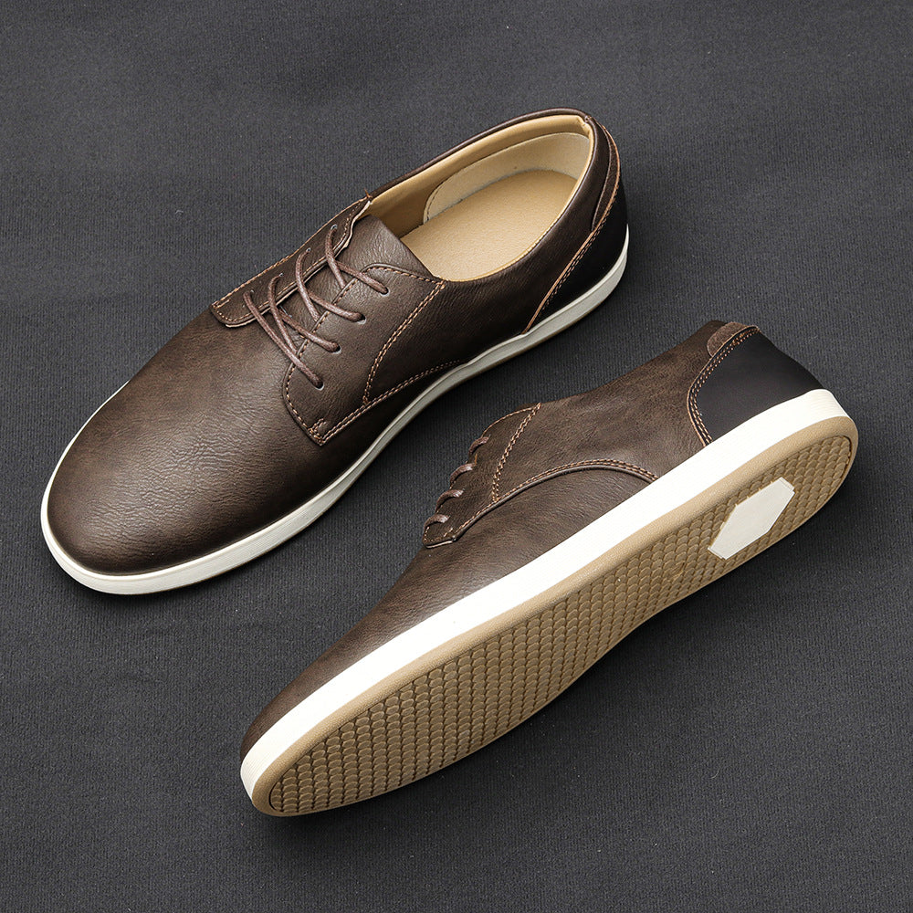 Men's Casual Leather Sneakers