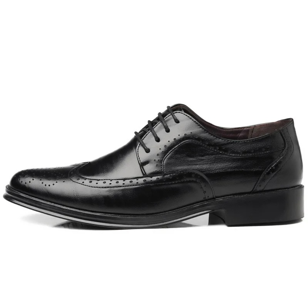 Men's Wingtip Brogue Lace-Up Shoes