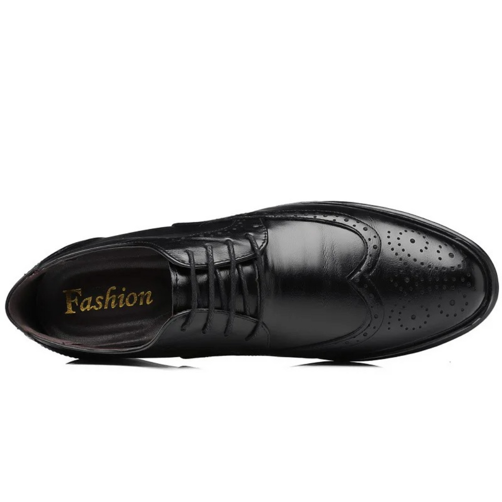 Men's Wingtip Brogue Lace-Up Shoes