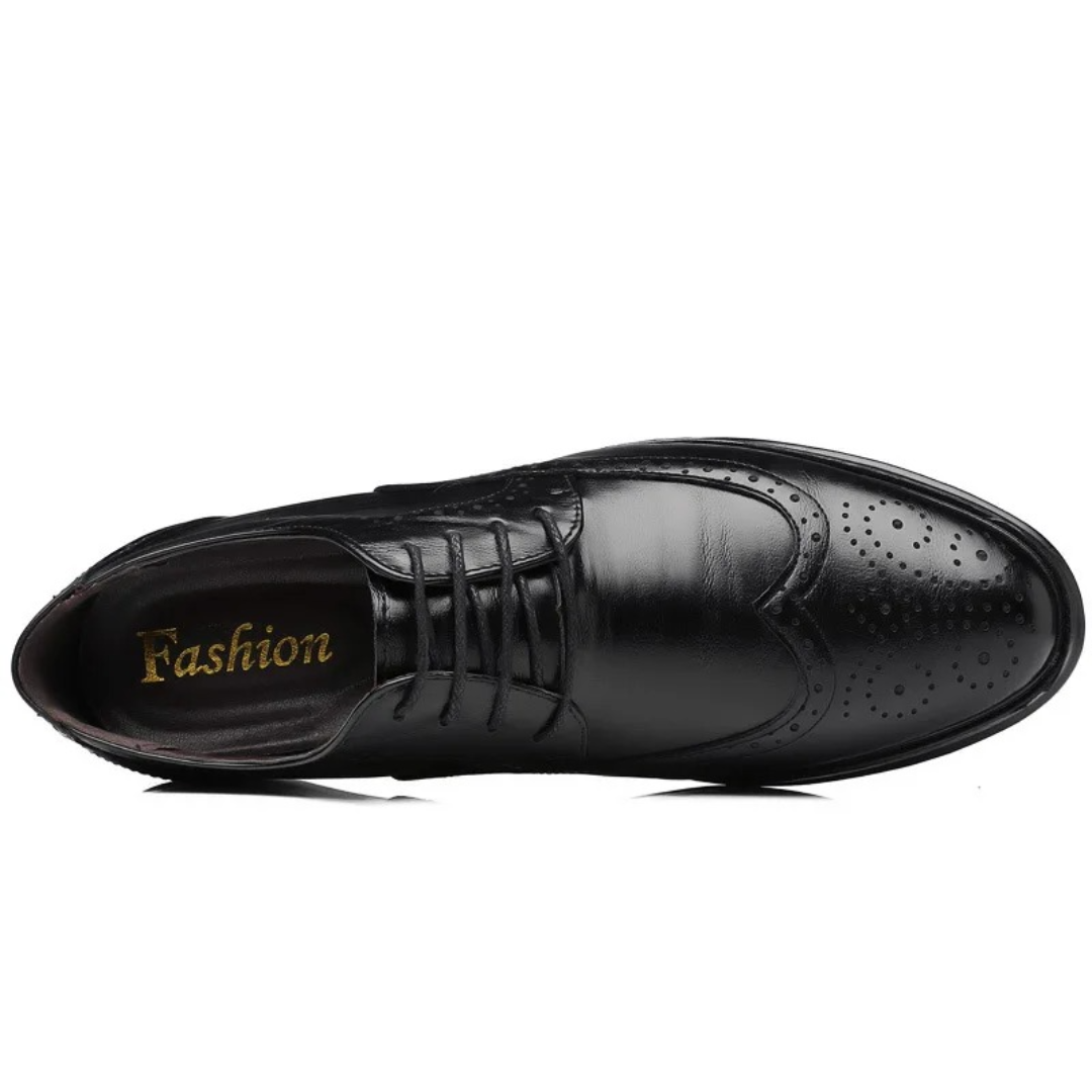 Men's Wingtip Brogue Lace-Up Shoes