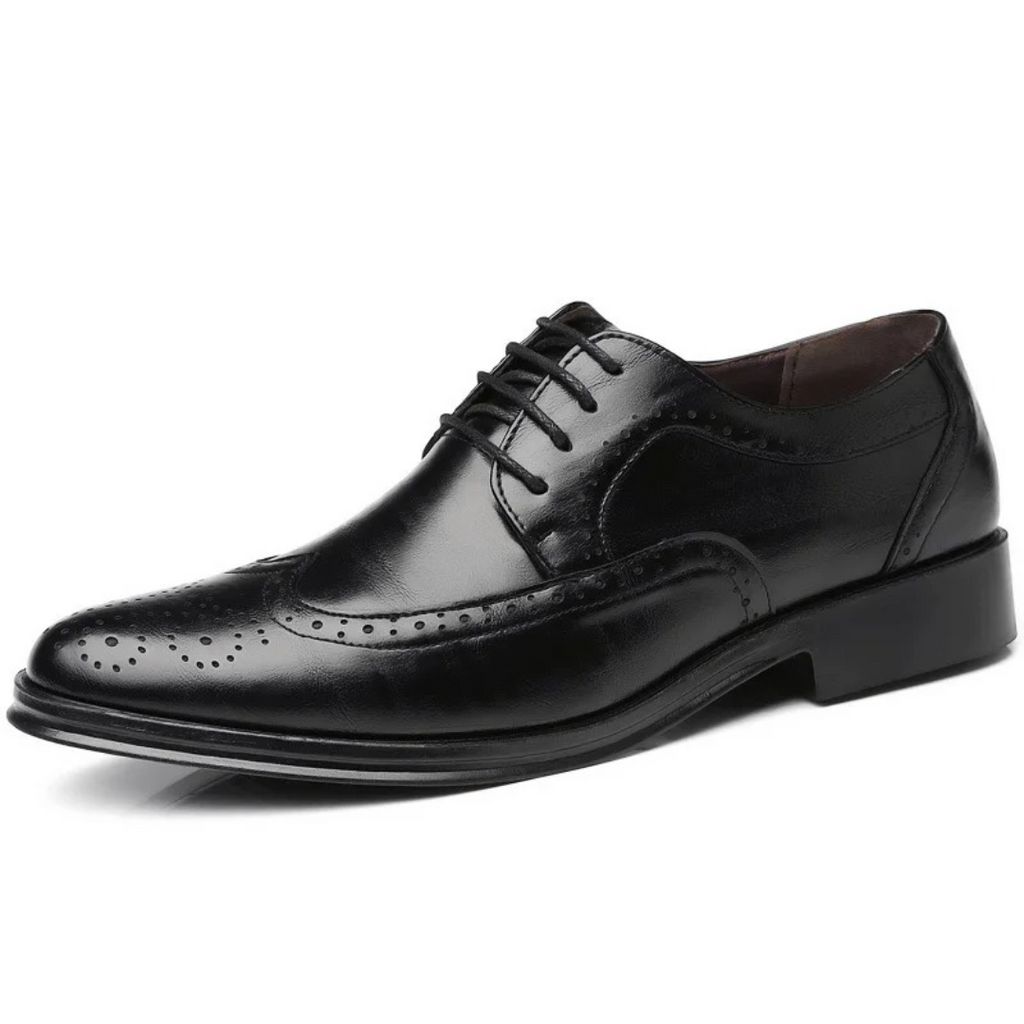 Men's Wingtip Brogue Lace-Up Shoes