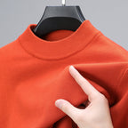 Men's Mock Neck Knit Sweater