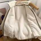 Women’s Sherpa Zip Jacket With Chest Pocket