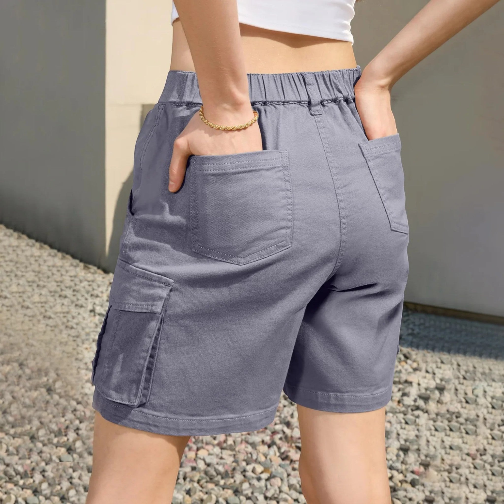 Women’s Mid-Rise Cargo Shorts