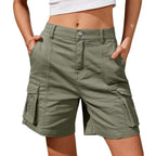 Women’s Mid-Rise Cargo Shorts