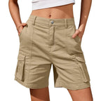 Women’s Mid-Rise Cargo Shorts