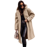 Women’s Textured Hooded Longline Coat