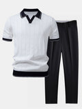 Men's Smart Casual Polo Set