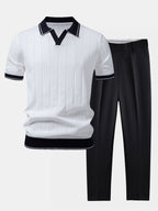 Men's Smart Casual Polo Set