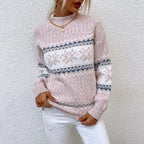 Women’s Nordic Pattern Knit Sweater