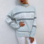 Women’s Nordic Pattern Knit Sweater