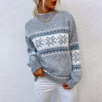 Women’s Nordic Pattern Knit Sweater