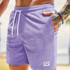 Men's Corduroy Drawstring Shorts